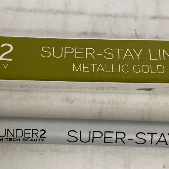 Wunder2 SUPER-STAY LINER Eyeliner Pencil Waterproof Eye Liner, Metallic Gold - Picture 4 of 5